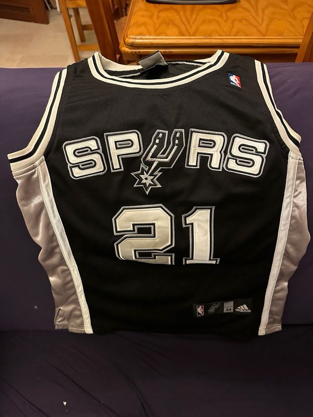 Camiseta Tim Duncan #21 Spurs Mitchell & y Ness