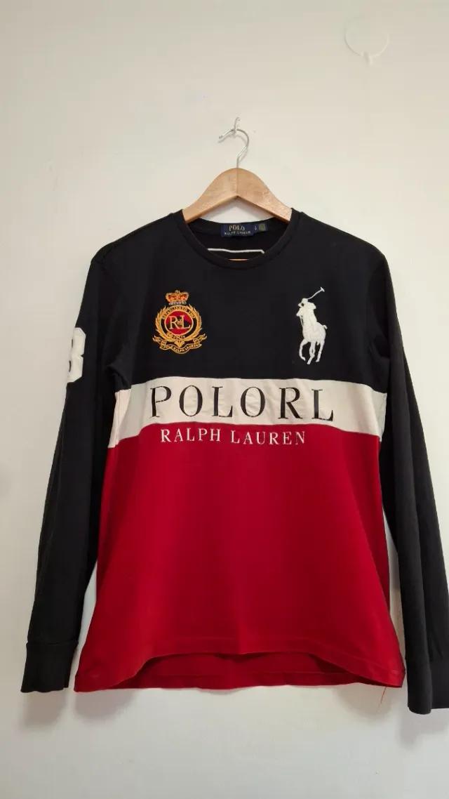 Camiseta Polo Ralph Lauren Negra Roja