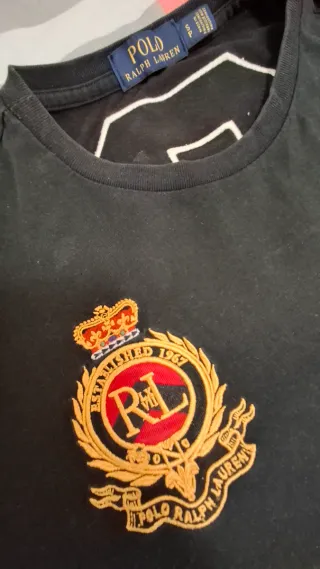 Camiseta Polo Ralph Lauren Negra Roja