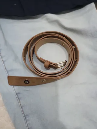 Conjunto Blusa Azul y Pantalón Pescador