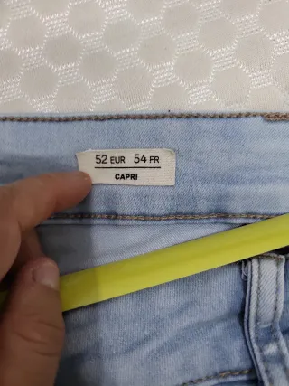 Conjunto Blusa Azul y Pantalón Pescador