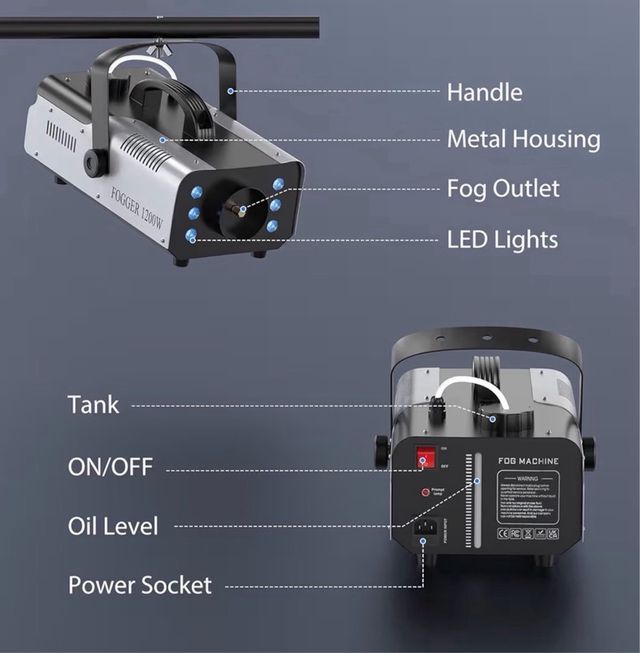 Macchina del fumo per eventi e discoteche