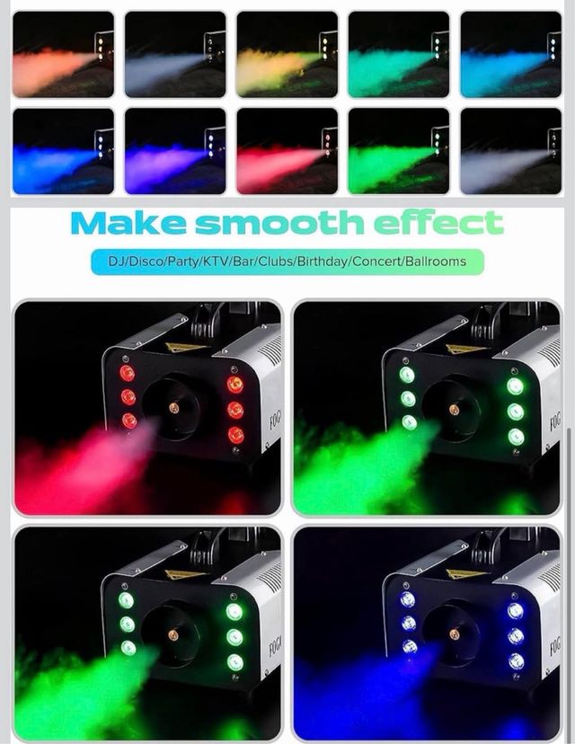 Macchina del fumo per eventi e discoteche