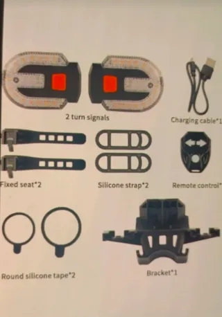 Intermitente Bicicleta Control Remoto