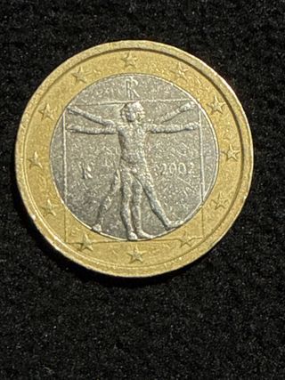 Moneda 1 Euro Italia 2002 3 unidades