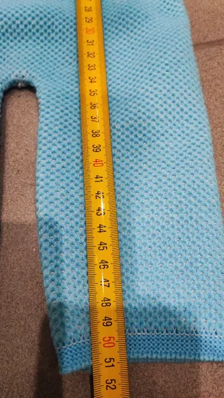 Vestito neonato maglia bianco e blu