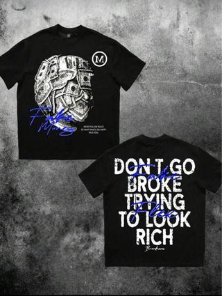 Camiseta Negra con Diseño Money