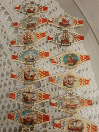 Vitolas antiguas de barcos Nereida