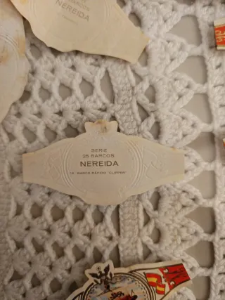 Vitolas antiguas de barcos Nereida