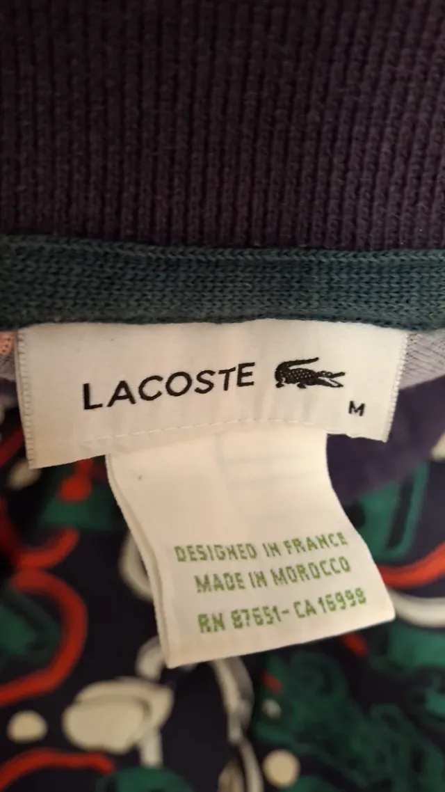 Polo Lacoste Diseño Exclusivo Multicolor