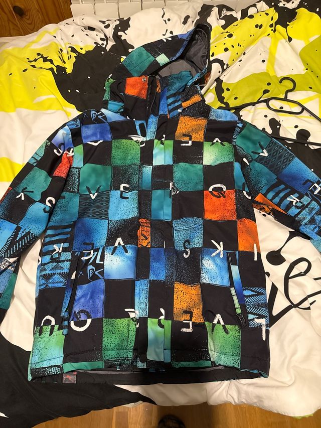 Chaqueta con estampado de cuadros