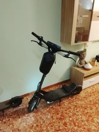 Patinete eléctrico cambio por bicicleta eléctrica.