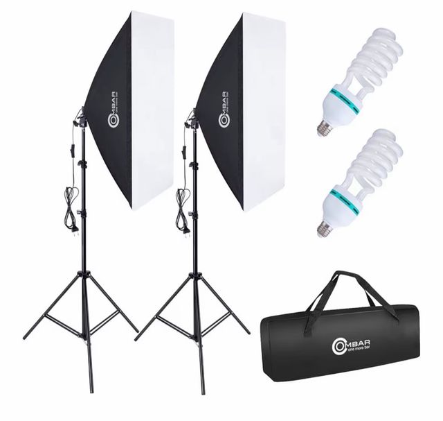 Kit di illuminazione softbox per fotografia