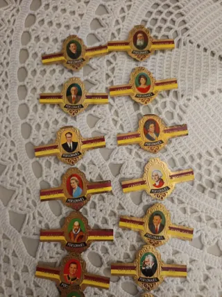 Vitolas antiguas de Personajes