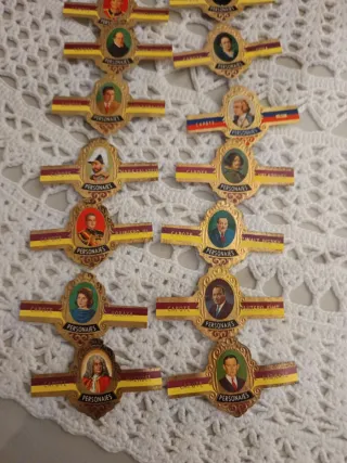 Vitolas antiguas de Personajes