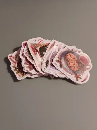 Conjunto com 50 Autocolantes de Natal