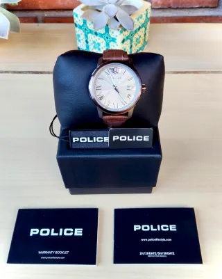 Reloj Police Analógico color Marrón, para Hombre.