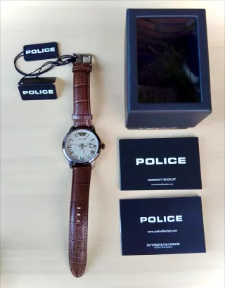 Reloj Police Analógico color Marrón, para Hombre.