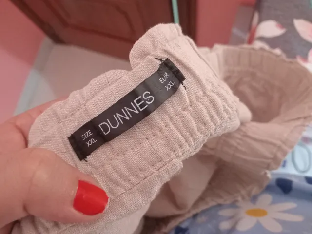 Pantalón corto Dunnes talla XXL beige