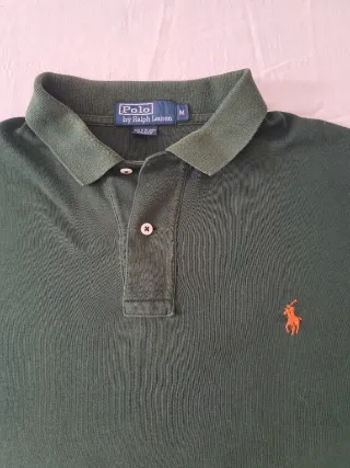 Polo Ralph Lauren manica lunga verde M