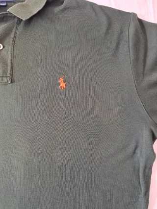 Polo Ralph Lauren manica lunga verde M