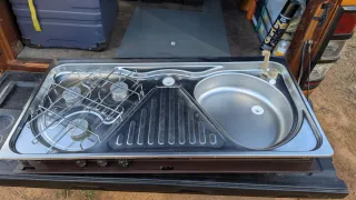 Conjunto Cocina y Fregadero para Caravana Knaus