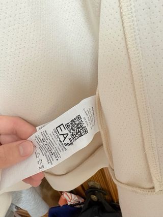 Chaqueta con capucha EA7 Beige