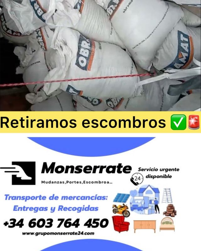 Retirada de escombros y limpieza de pisos,Alicante