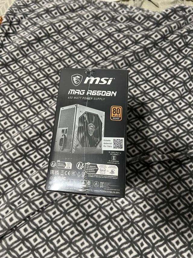 Fuente Alimentación MSI MAG A650BN 650W 80+