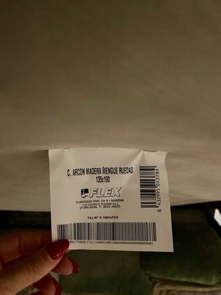 Canapé Flex 135x190 y Cabecero Tapizado