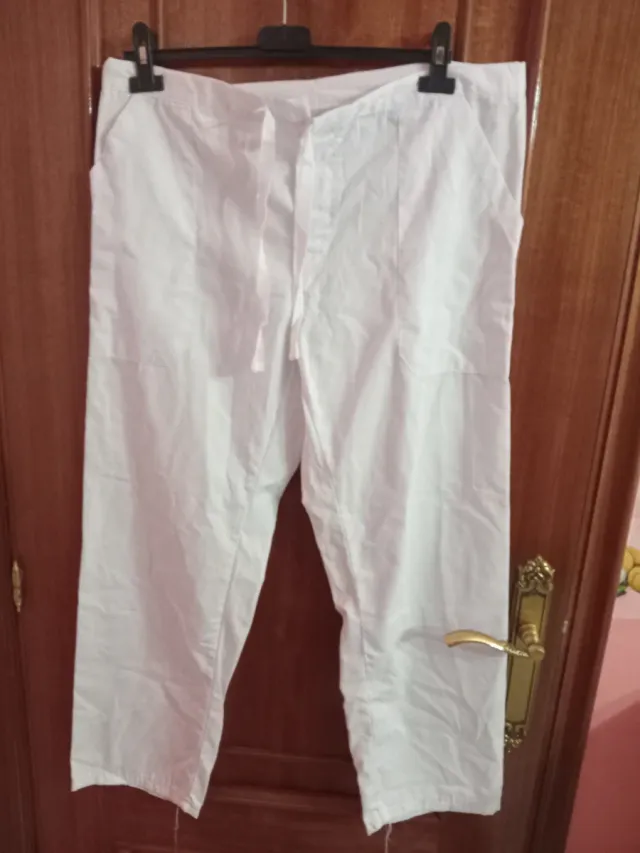 Pantalón de lino talla M/L