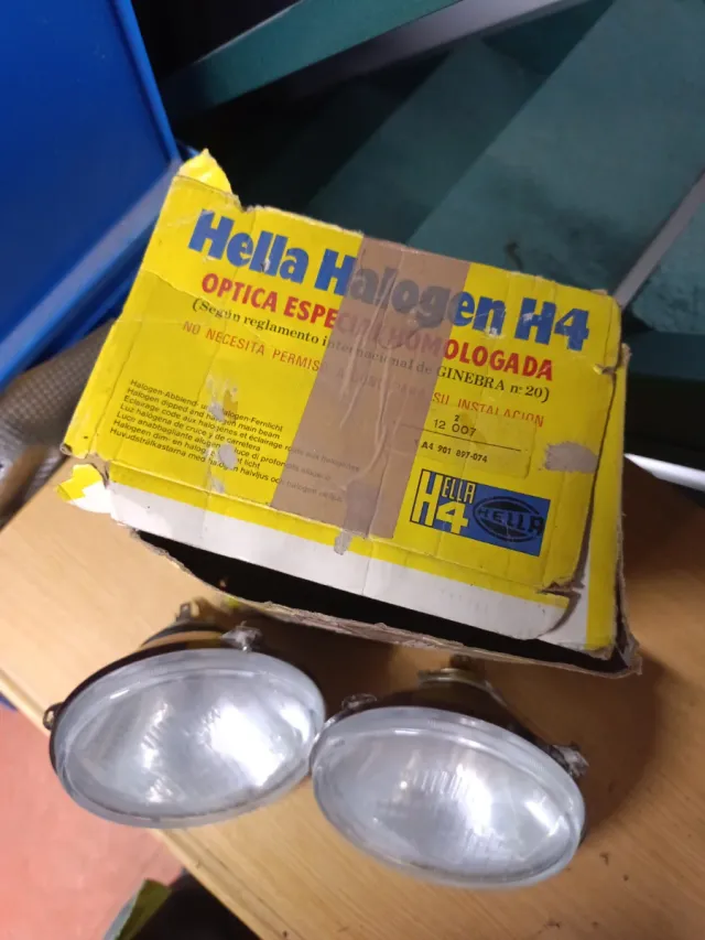 Ópticas Hella Halogen H4 R4 (2 unidades)