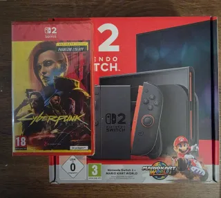 Nintendo Switch 2 + Cyberpunk 2077 + Mario Kart