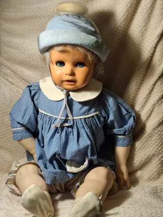 Bambolotto Bonomi antico h.70cm