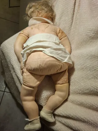 Bambolotto Bonomi antico h.70cm