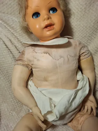 Bambolotto Bonomi antico h.70cm