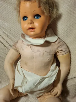 Bambolotto Bonomi antico h.70cm