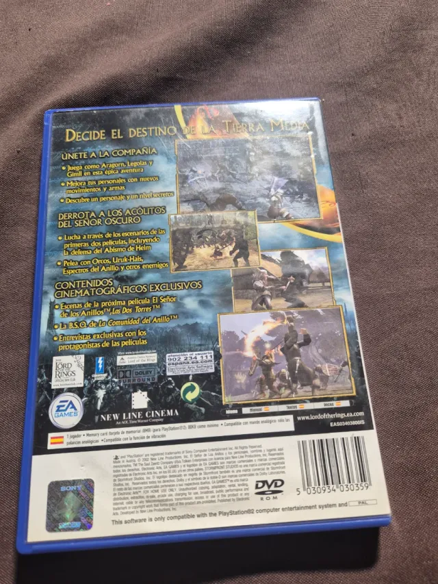 El Señor de los Anillos: Las Dos Torres PS2