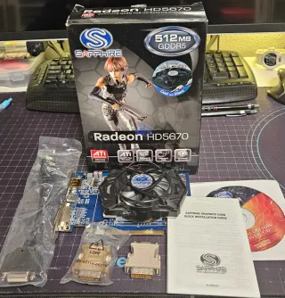 Sapphire HD5670 512MB GDDR5 Tarjeta Gráfica.