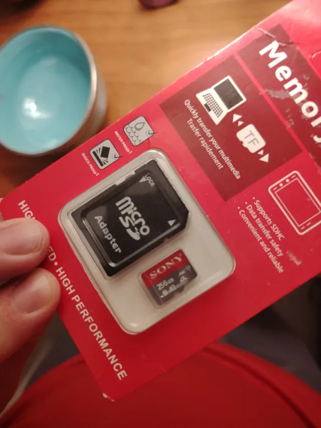*PRECINTADO* Tarjeta MicroSD Sony 256GB +Adaptador