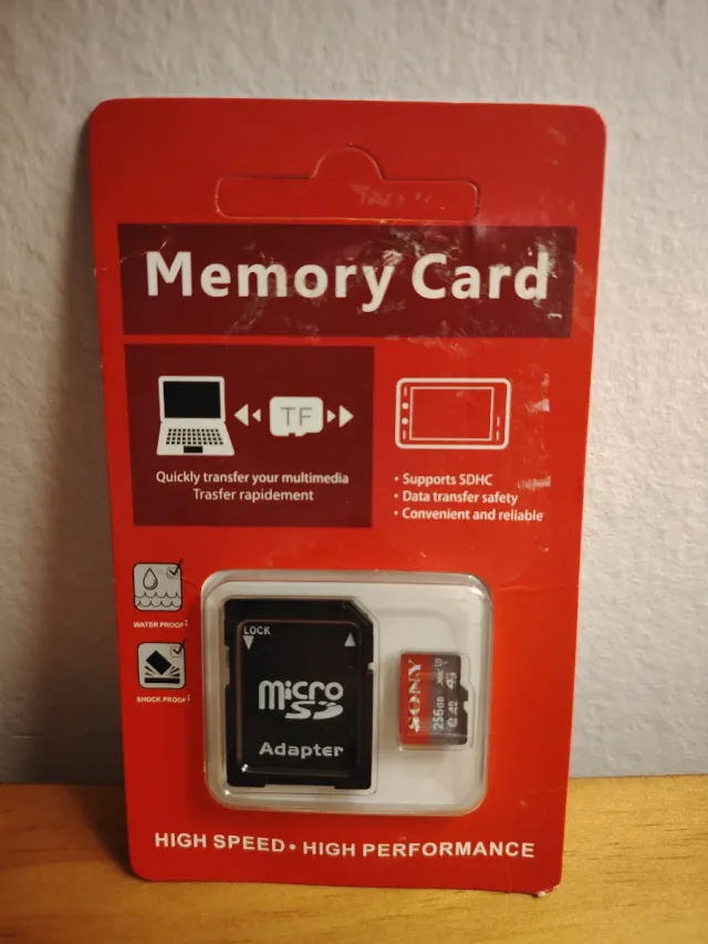 *PRECINTADO* Tarjeta MicroSD Sony 256GB +Adaptador