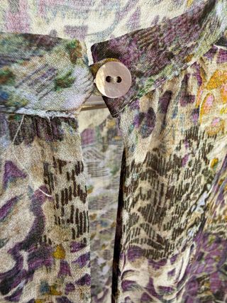 Blusa Massimo Dutti S con fular