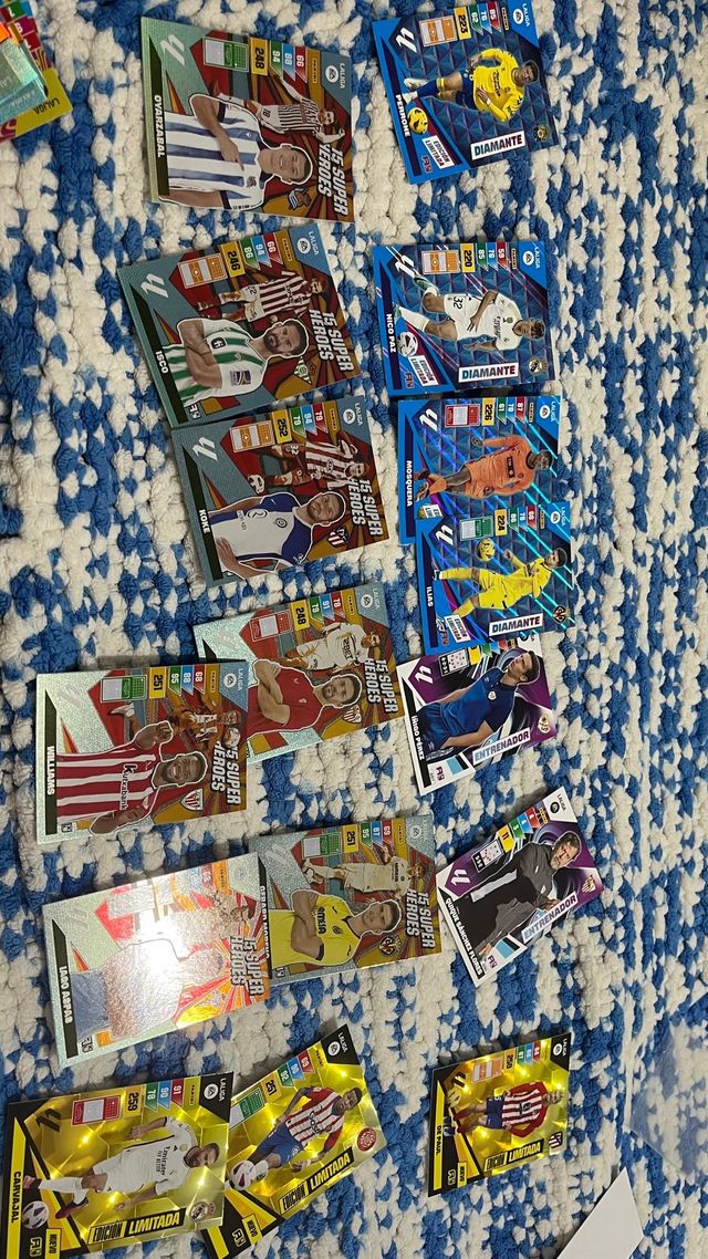 Lote Cartas Fútbol Balón de Oro Leyenda