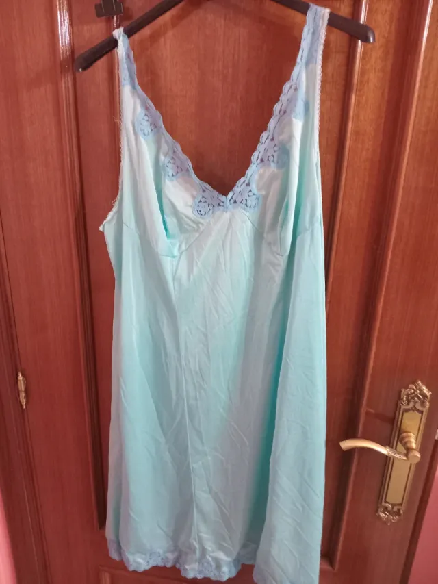 Camisón mujer azul talla L