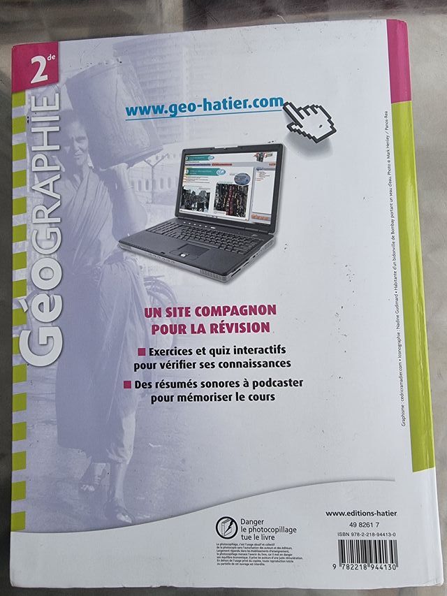 Géographie 2de éd. 2010 - Manuel de l'élève