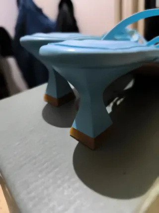 Sandalias Daniela Vega Talla 36 Azul.