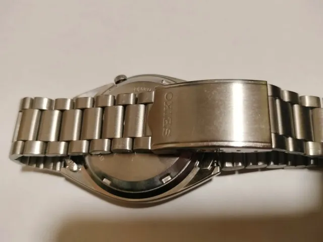 Reloj Seiko Automático Plata y Blanco