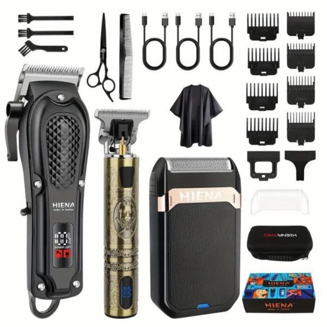 Kit barbiere professionale per taglio e rasatura