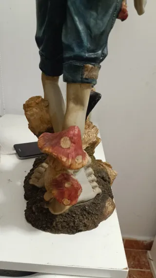 Figura Gnomo Duende Resina 59cm