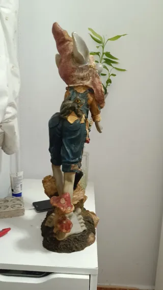 Figura Gnomo Duende Resina 59cm